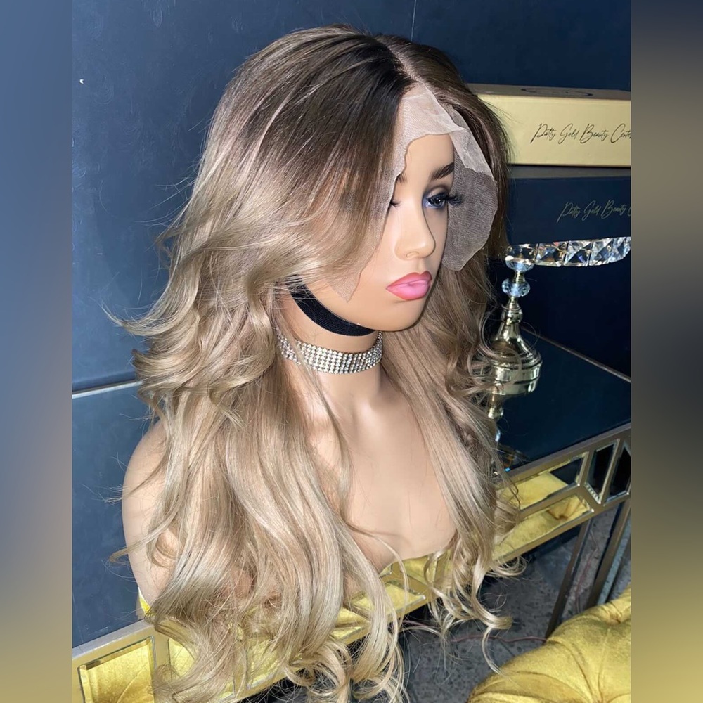100% indian human hair wig